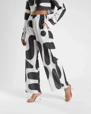 LINEN PANT- SUMMI PRINT