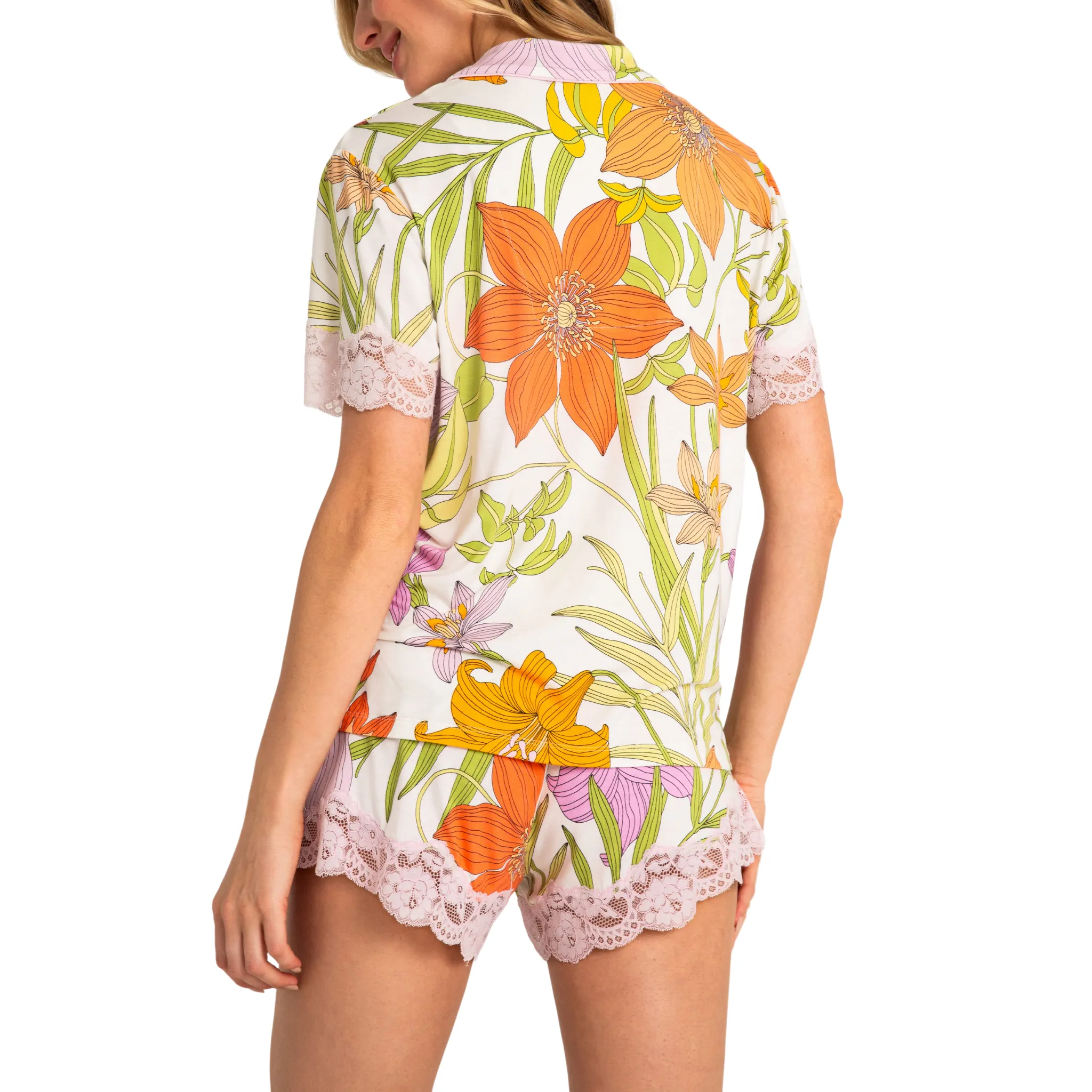 PJS Lazy Days Button up Top